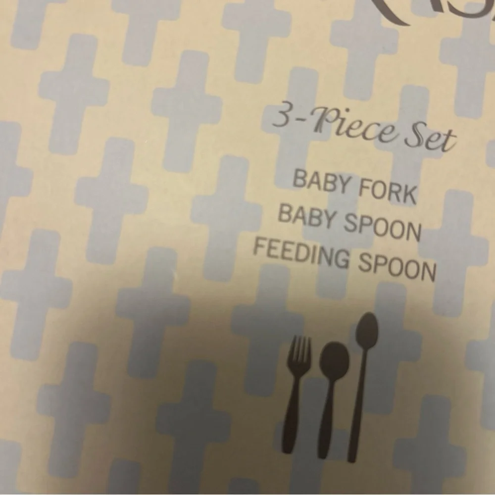 NEW Mikasa 3 Piece Set Baby Memento Gift Box 
